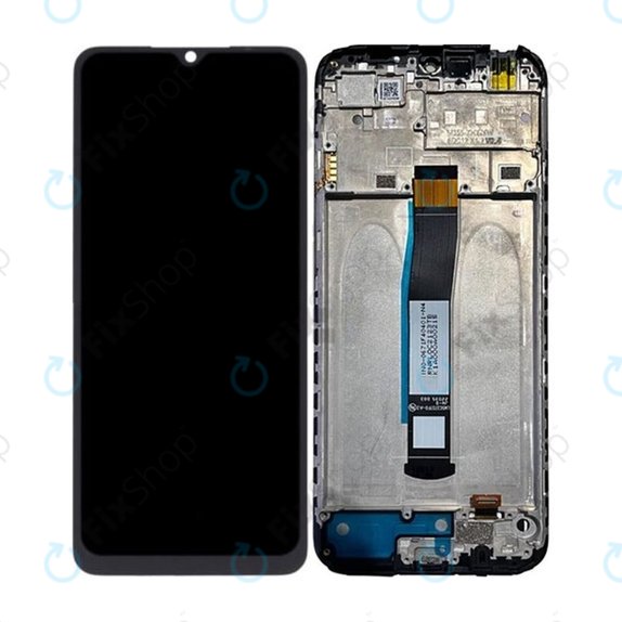 Xiaomi Redmi 10C 220333QAG 220333QBI - LCD Kijelző + Érintőüveg + Keret (Graphite Gray) - 560001C3QA00 Genuine Service Pack