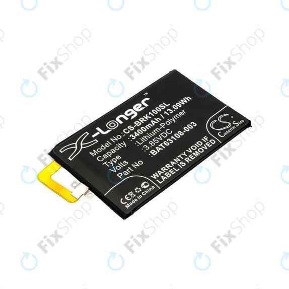 Akkumulátor Blackberry Keyone, 3400mAh, Li-Pol, 3.85V, BAT63108-003, HQ