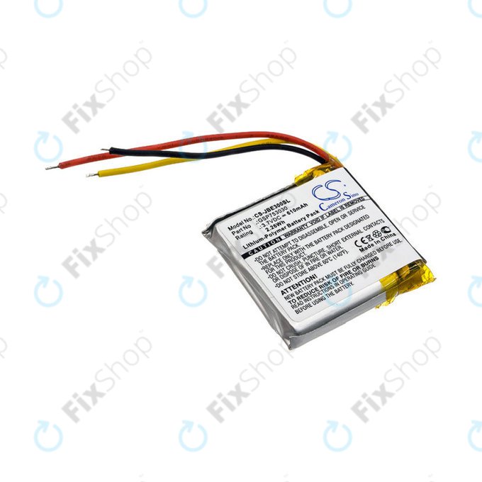 Akkumulátor JBL Everest Elite 300, E45BT, E55BT, Live 650BT NC, 610mAh, Li-Pol, 3.7V, GSP753030, HQ