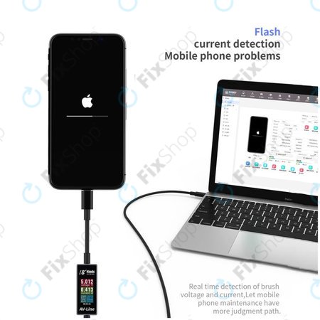 AV-Line - Intelligens Érzékelő Töltőkábel (USB-C - USB-C)