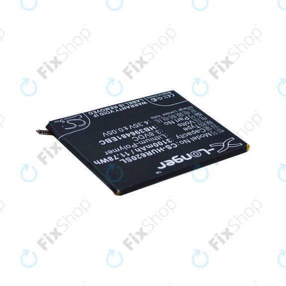 Akkumulátor Huawei Ascend Y6 2, Honor 5a, Huawei G7 Plus, 3100mAh, Li-Pol, 3.8V, HB396481EBC, HQ