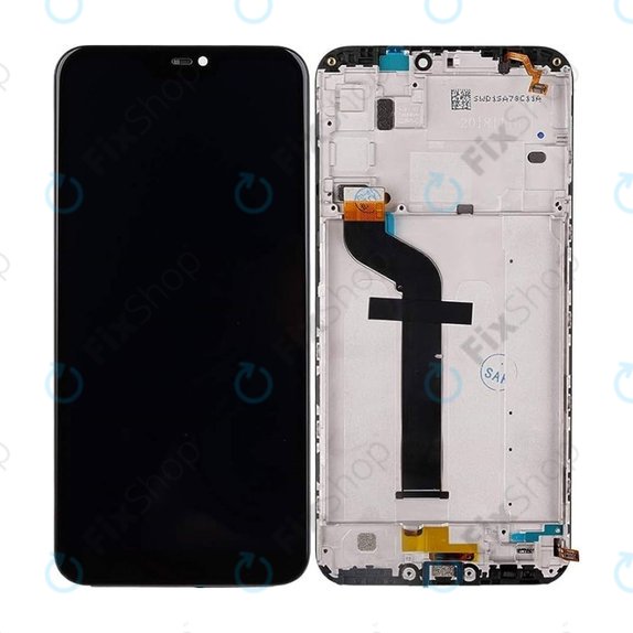 Xiaomi Mi A2 Lite (Redmi 6 Pro) - LCD Kijelző + Érintőüveg + Keret (Black) TFT