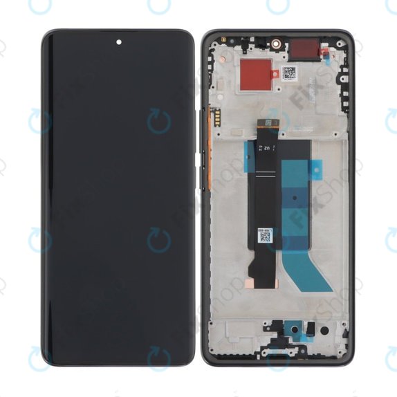 Xiaomi Redmi Note 14 Pro 5G 24090RA29G - LCD Kijelző + Érintőüveg + Keret (Midnight Black) OLED