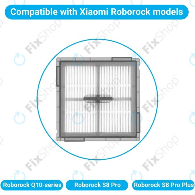 HEPA-szűrő, 2 db Xiaomi Roborock Q10-series, S8 Pro, S8 Pro Plus