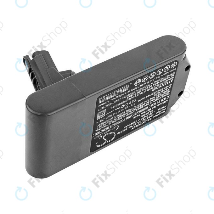 Dyson V10 - Akkumulátor 969352-02, SV12, 206340 Li-Ion 25.2V 2500mAh HQ