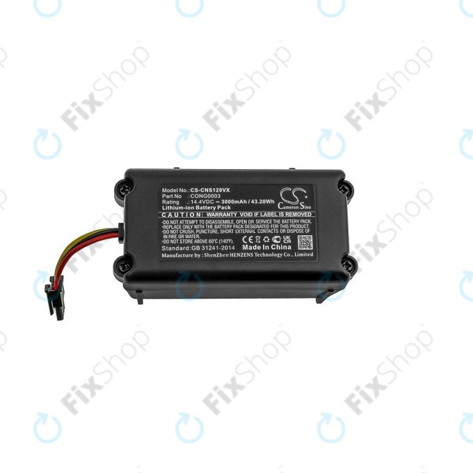 Cecotec Conga 1290, 1390, 1490, 1590 - Akkumulátor CONG0003 Li-Ion 14.4V 3000mAh HQ