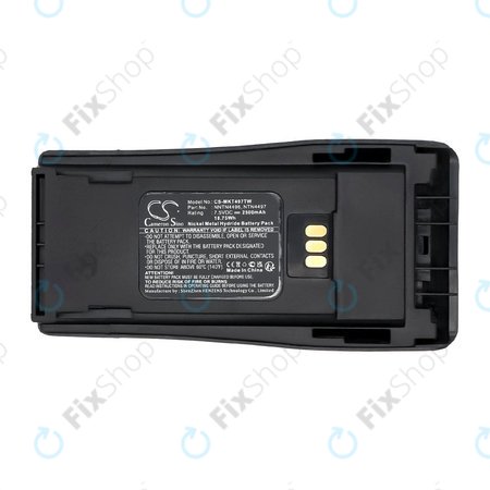Akkumulátor Motorola CP, EP, GP, PM-series, 2500mAh, Ni-MH, 7.5V, PMNN4081, HQ