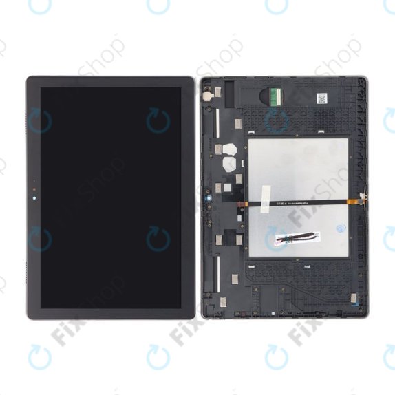 Lenovo Tab M10 TB-X605F, TB-X605N, TB-X605M - LCD Kijelző + Érintőüveg + Keret (Black) TFT