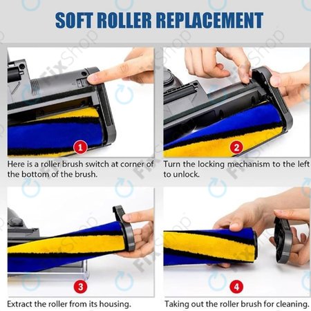 Dyson V12 - Padlófúvóka LED zöld Fénnyel