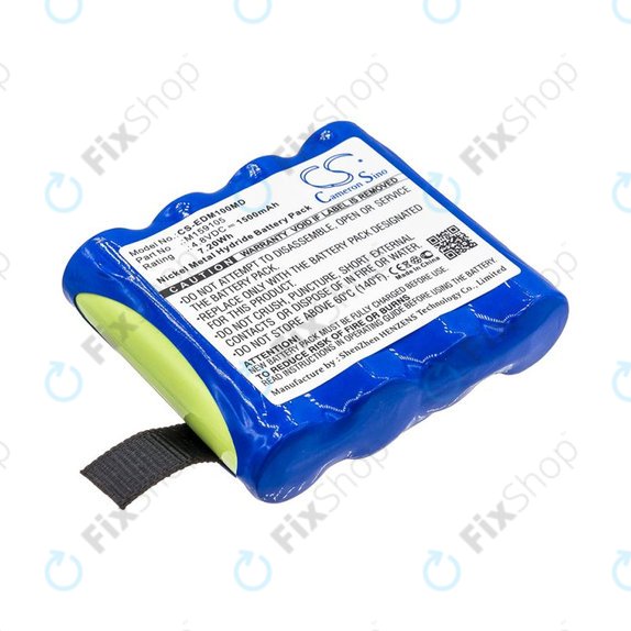 Akkumulátor Edan Cs-01, Edan H100, Edan H100b, Edan H100n, 1500mAh, Ni-MH, 4.8V, 4XNR49AA1500P, HQ