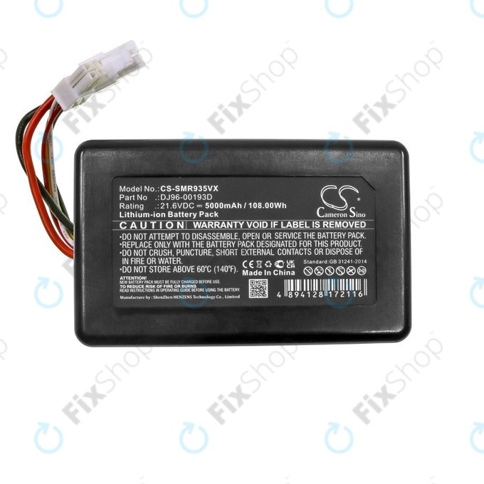 Samsung PowerBot R9350, R9250 - Akkumulátor DJ96-00193D Li-Ion 21.6V 5000mAh HQ