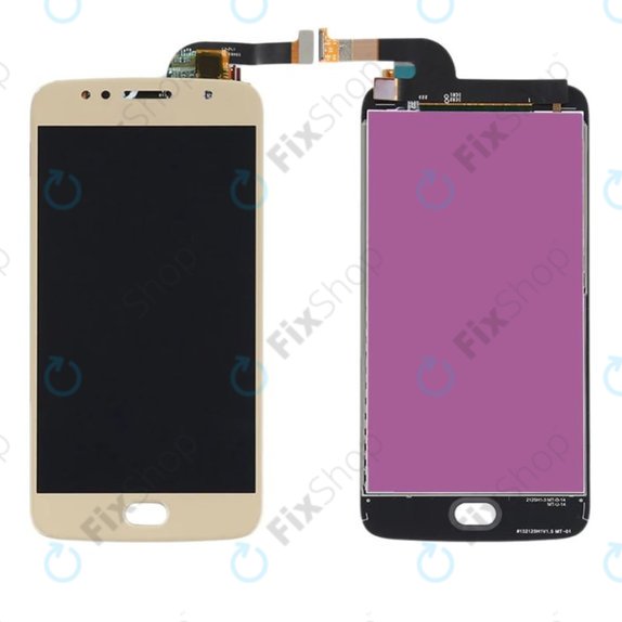Motorola Moto G5S XT1794 - LCD Kijelző + Érintőüveg (Gold) TFT