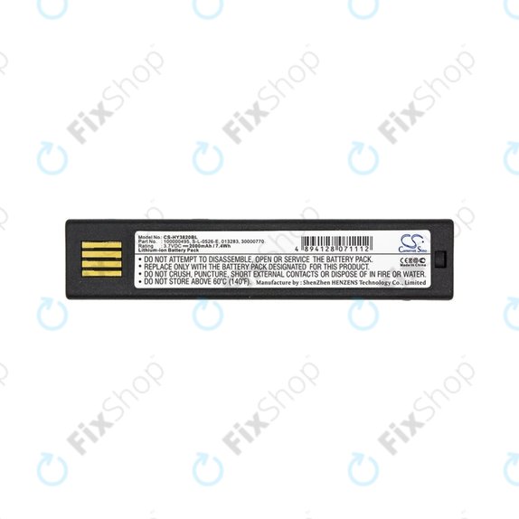 Honeywell 1202g, 1452G, 1472G, 1902GHD/GSR, 1911i, 1981i, 3820/i, 4620, 4820/i, 5620, 6320, 8675i, Xenon 3820/i, 4820/i, 5620, 6320 - Akkumulátor 100000495, S-L-0526-E, HO48L1-G 2000mAh HQ