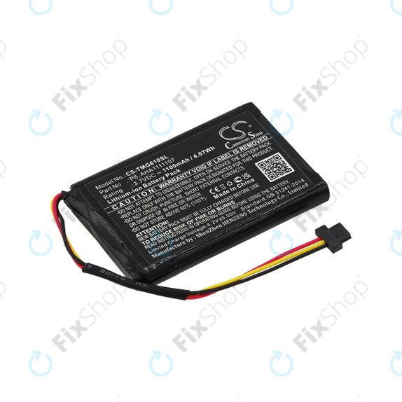 Akkumulátor TomTom Go 610, 1100mAh, Li-Ion, 3.7V, LAHA1111107, HQ