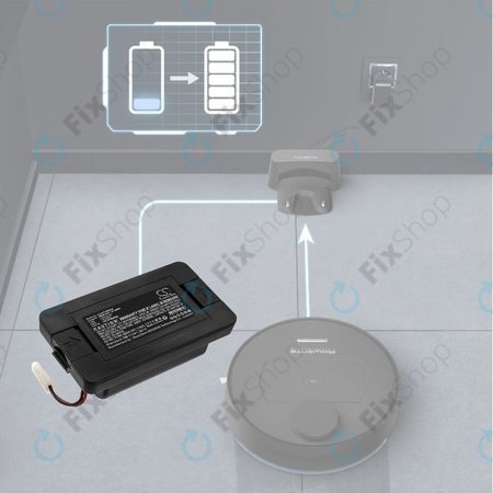 Rowenta Explorer-series, Smart Force Essential-series, Tefal Explorer-series - Akkumulátor RS-RT900866 Li-Ion 14.4V 2600mAh HQ