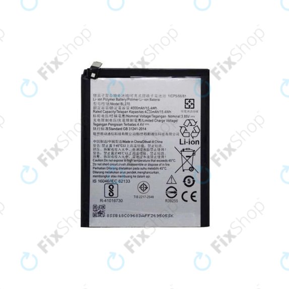 Motorola Moto G6 Play XT1922, Lenovo K6 Note, Moto E5 XT1944 - Akkumulátor BL270 4000mAh