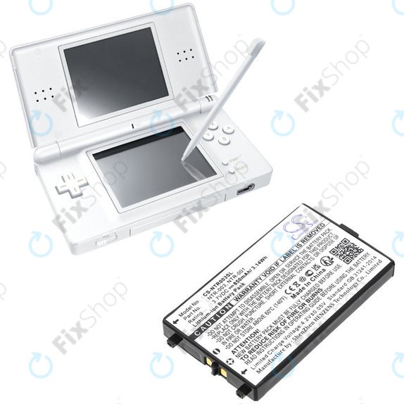 Akkumulátor Nintendo, 850mAh, Li-Ion, 3.7V, NTR-003, HQ