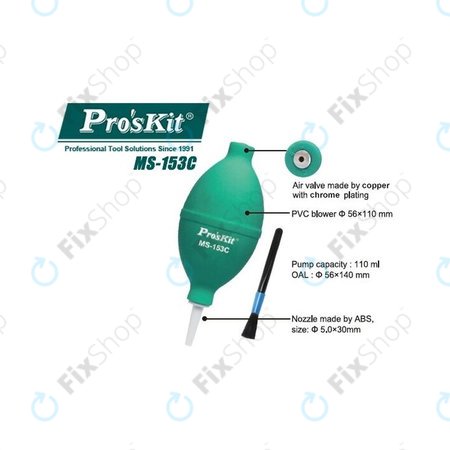 Pro'sKit MS-153C - Porfúvó