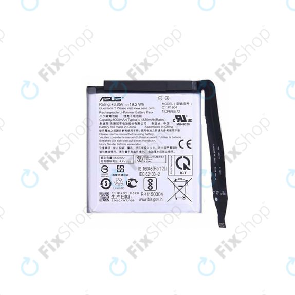 Asus Zenfone 7, 7 Pro - Akkumulátor C11P1904 5000mAh - 0B200-03740300 Genuine Service Pack
