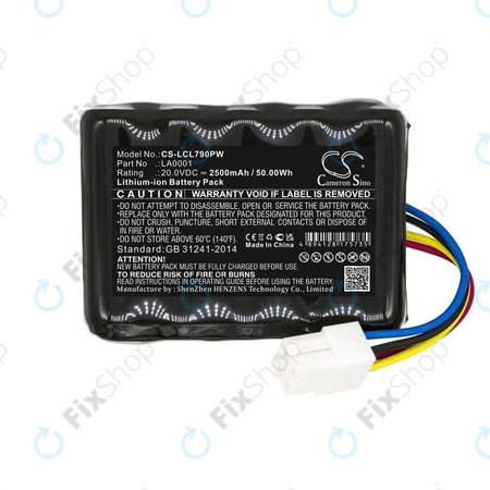 Akkumulátor Landxcape LX797, Ferrex 800m2 2021, 2500mAh, Li-Ion, 20V, LA0001, HQ