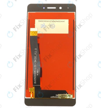 Huawei Nova Smart, Enjoy 6s, Honor 6c - LCD Kijelző + Érintőüveg + Keret + Akkumulátor (White) - 02351FUU Genuine Service Pack