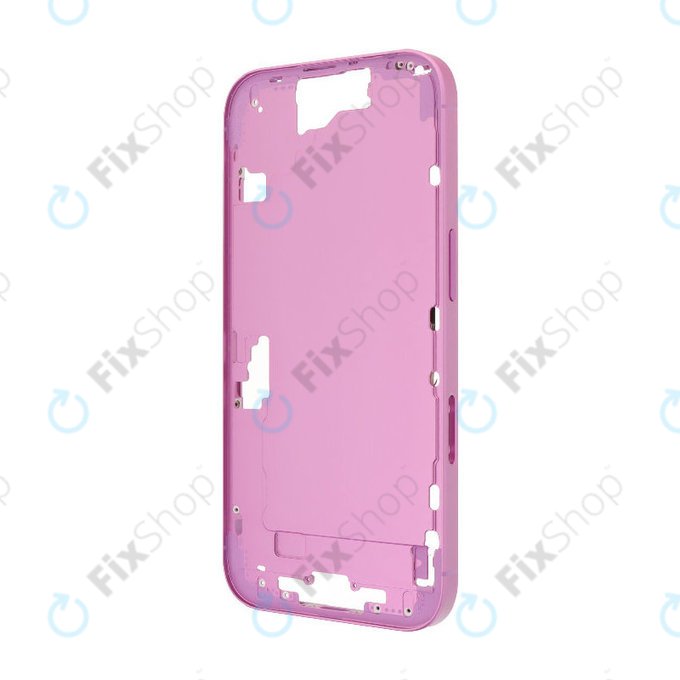 Apple iPhone 16 - Középső keret + Bekapcsoló + hangerő gomb (Pink)