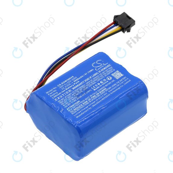 Akkumulátor Ecovacs Winbot X, WA30, WA50, 2600mAh, Li-Ion, 22.2V, S07-Li-222-3000, HQ