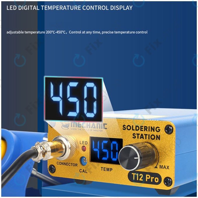 Mechanic T12 Pro - Digitális Forrasztóállomás