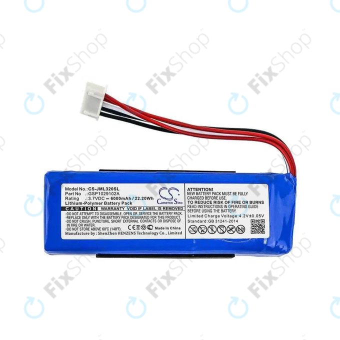 JBL Charge 3 (2016) - Akkumulátor Li-Pol 6000mAh HQ