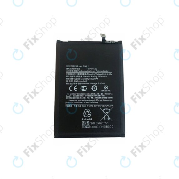 Xiaomi Redmi 9T - Akkumulátor BN62 6000mAh