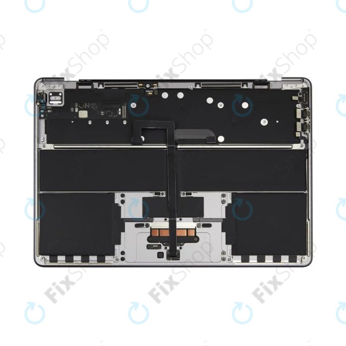 Felső billentyűzetkeret MacBook Air 13", A3113 (2024), US billentyűzettel és akkumulátorral, Space Gray, 661-40227, Genuine Apple