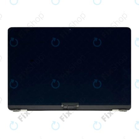 Apple MacBook Air 13" M2 A2681 (2022) - LCD Kijelző + Előlapi Üveg + Fedőlap (Space Gray) Refurbished
