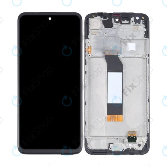 Xiaomi Redmi Note 10 5G, Poco M3 Pro 5G - LCD Kijelző + Érintőüveg + Keret (Graphite Grey) TFT