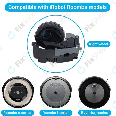 iRobot Roomba e-series, i-series, j-series - Kerék Motorral (Bal)