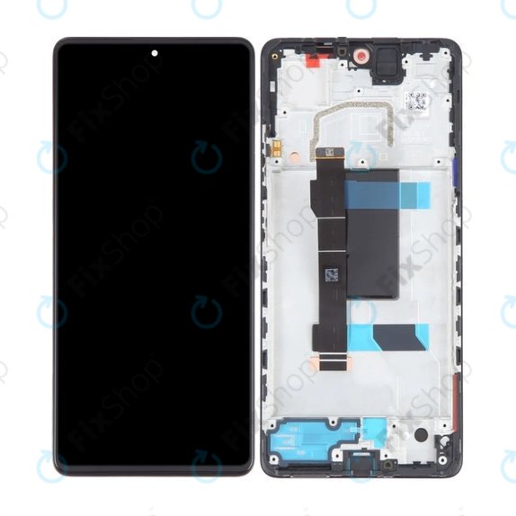 Xiaomi Poco X5 Pro - LCD Kijelző + Érintőüveg + Keret (Astral Black) OLED