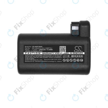 AEG RX-series, Electrolux E, P-series - Akkumulátor S91-0400410-SU2, OSBP72LI, OSBP72LI25 Li-Ion 2000mAh HQ