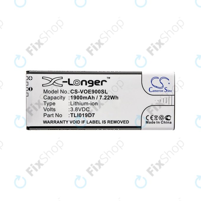 Akkumulátor Alcatel 1 Dual Sim, TCL 5033, Vodafone VFD, Telstra, 1900mAh, Li-Ion, 3.8V, TLI019D7, HQ