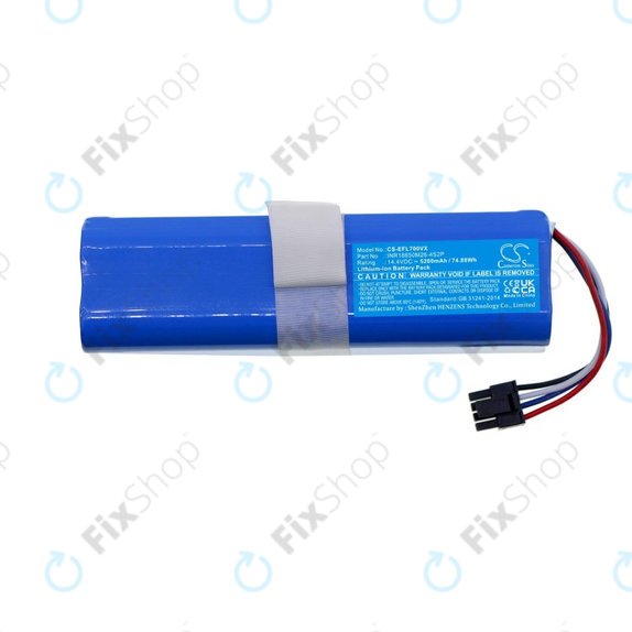 Akkumulátor Eufy Robovac L70 Hybrid, 5200mAh, Li-Ion, 14.4V, D080-4S2P, HQ