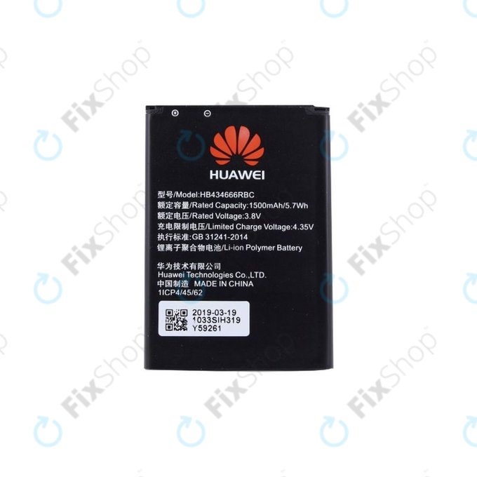 Huawei - Akkumulátor HB434666RBC 1500mAh - 24021664, 24022361, 24022642, 5905514092747 Genuine Service Pack
