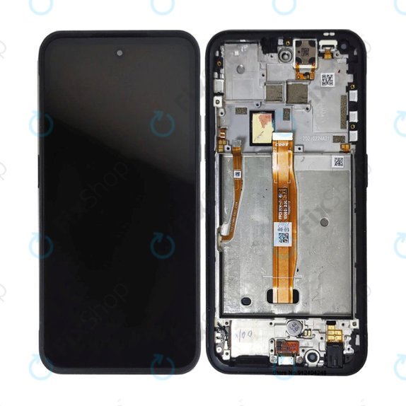 Nokia XR20 TA-1368 TA-1362 - LCD Kijelző + Érintőüveg + Keret (Granite Gray) TFT