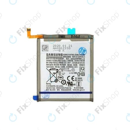 Samsung Galaxy S20 G980F - Akkumulátor EB-BG980ABY 4000mAh - GH82-22122A Genuine Service Pack