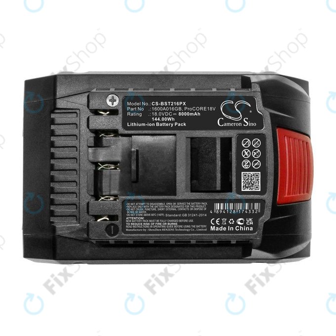 Akkumulátor Bosch Gbh, Gcv, Gks, Gts 18V, 8000mAh, Li-Ion, 18V, ProCORE18V, HQ