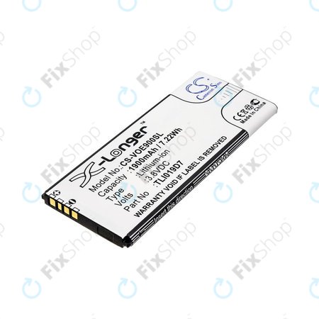 Akkumulátor Alcatel 1 Dual Sim, TCL 5033, Vodafone VFD, Telstra, 1900mAh, Li-Ion, 3.8V, TLI019D7, HQ