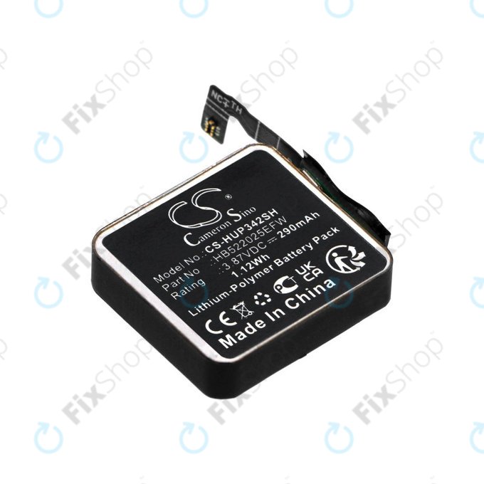 Akkumulátor Huawei Watch GT3 42mm, Watch GT3 Pro 42mm, 290mAh, Li-Pol, 3.87V, HB522025EFW, HQ