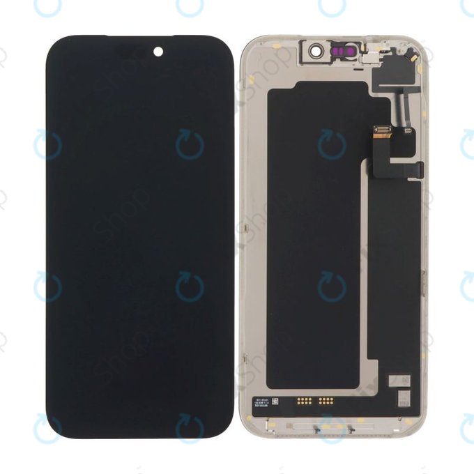 Kijelző Soft OLED 120Hz iPhone 17 Pro Max - Érintőüveg + Keret, DIAGNOSTIC