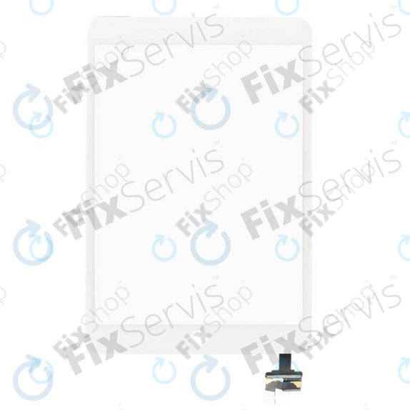 Érintőüveg IC csatlakozóval iPad Mini, Mini 2, White