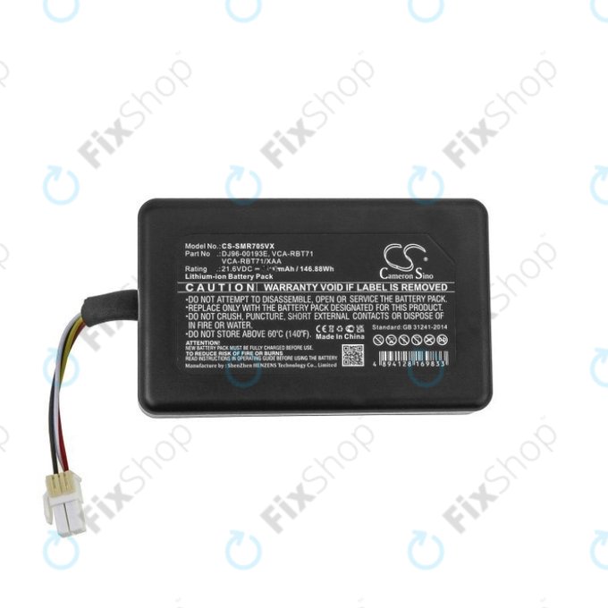 Samsung PowerBot R7040 - Akkumulátor DJ96-00193E, VCA-RBT71 Li-Ion 21.6V 4583mAh HQ