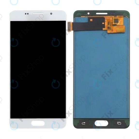Samsung Galaxy A5 A510F (2016) - LCD Kijelző + Érintőüveg (White) TFT