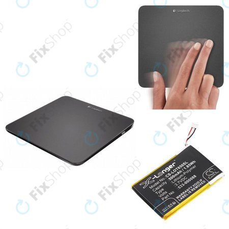 Akkumulátor Logitech Mx Master, 500mAh, Li-Pol, 3.7V, 533-000088, HB303450, HQ