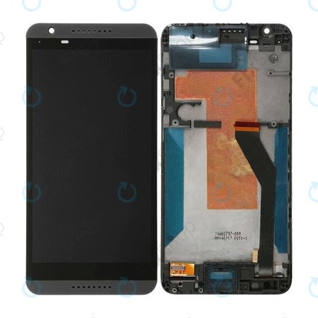 HTC Desire 820 - LCD Kijelző + Érintőüveg + Keret (Grey) TFT